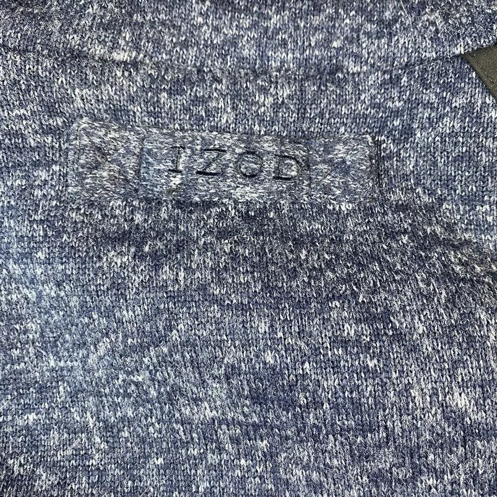 IZOD PerformX Jacket Men's Size‎ Large Zippered Lined Coat Blue Black Colorblock